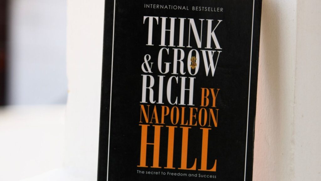 Cover of Think and Grow Rich book by Napoleon Hill