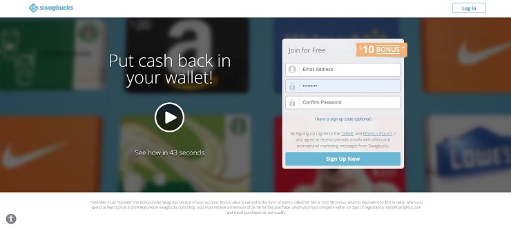 swagbucks - put cash back in your wallet